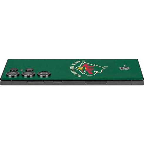 NHL Minnesota Wild Solid Background Galaxy Skins