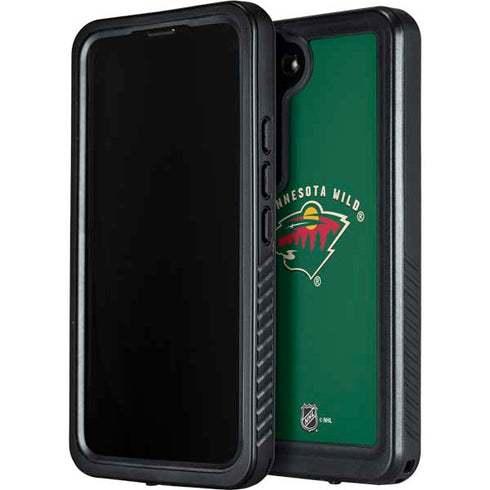 NHL Minnesota Wild Solid Background Galaxy S24 Plus Waterproof Case