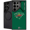 NHL Minnesota Wild Solid Background Galaxy S24 Ultra Kickstand Case