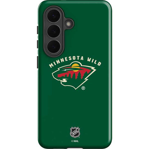 NHL Minnesota Wild Solid Background Galaxy S26 Impact Case