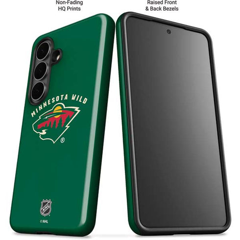 NHL Minnesota Wild Solid Background Galaxy S26 Impact Case