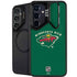 NHL Minnesota Wild Solid Background Galaxy S26 Kickstand Case