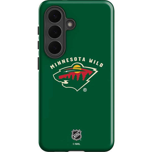NHL Minnesota Wild Solid Background Galaxy S26 Plus Impact Case