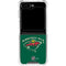 NHL Minnesota Wild Solid Background Galaxy Z Flip6 Clear Case