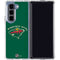 NHL Minnesota Wild Solid Background Galaxy Z Fold5 5G Clear Case