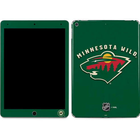 NHL Minnesota Wild Solid Background iPad Skins