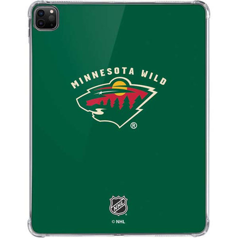 NHL Minnesota Wild Solid Background iPad Pro 11in (2024) Clear Case