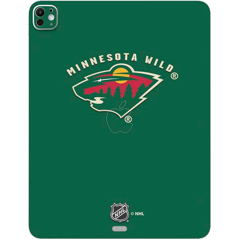 NHL Minnesota Wild Solid Background iPad Pro 13in M4 (2024) Skin