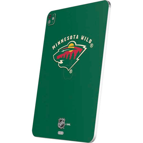 NHL Minnesota Wild Solid Background iPad Pro 13in M4 (2024) Skin