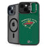 NHL Minnesota Wild Solid Background iPhone 13 Kickstand Case
