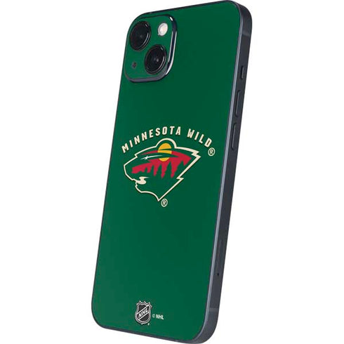 NHL Minnesota Wild Solid Background iPhone Skins