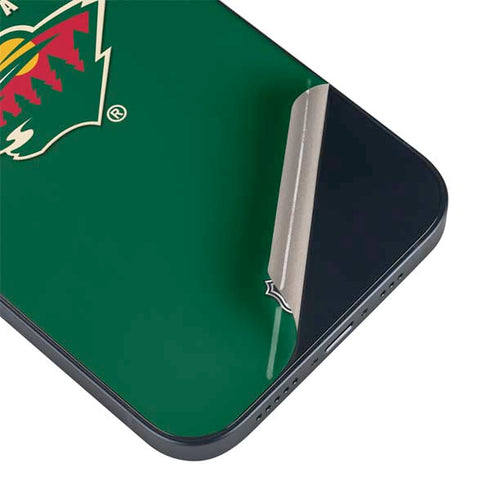 NHL Minnesota Wild Solid Background iPhone Skins