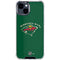 NHL Minnesota Wild Solid Background iPhone 15 Clear Case