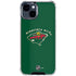 NHL Minnesota Wild Solid Background iPhone 15 Clear Case