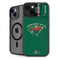 NHL Minnesota Wild Solid Background iPhone 15 Plus Kickstand Case