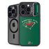 NHL Minnesota Wild Solid Background iPhone 15 Pro Kickstand Case