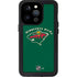 NHL Minnesota Wild Solid Background iPhone 15 Pro Waterproof Case