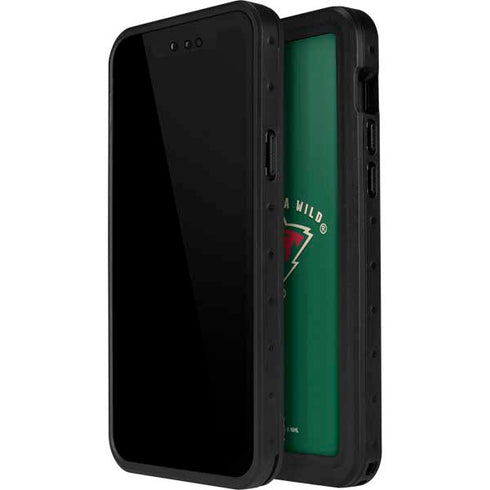 NHL Minnesota Wild Solid Background iPhone 15 Pro Waterproof Case