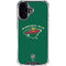NHL Minnesota Wild Solid Background iPhone 16 Plus Clear Case