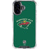 NHL Minnesota Wild Solid Background iPhone 16 Plus Clear Case