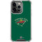 NHL Minnesota Wild Solid Background iPhone 16 Pro Clear Case