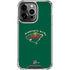 NHL Minnesota Wild Solid Background iPhone 16 Pro Clear Case
