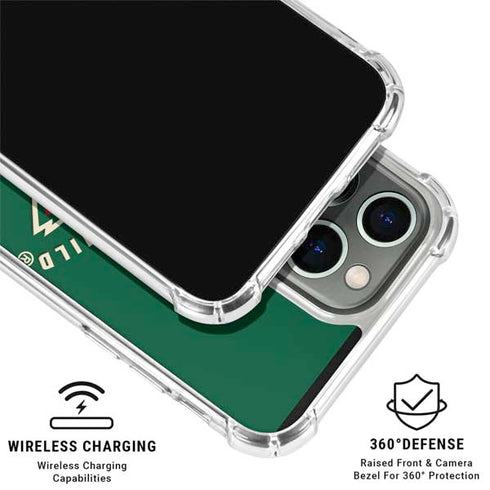 NHL Minnesota Wild Solid Background iPhone 16 Pro Clear Case