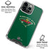 NHL Minnesota Wild Solid Background iPhone 16 Pro Clear Case