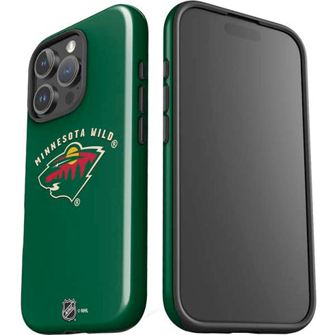 NHL Minnesota Wild Solid Background iPhone 16 Pro Impact Case