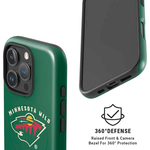 NHL Minnesota Wild Solid Background iPhone 16 Pro Magsafe Impact Case