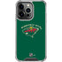NHL Minnesota Wild Solid Background iPhone 16 Pro Max Clear Case