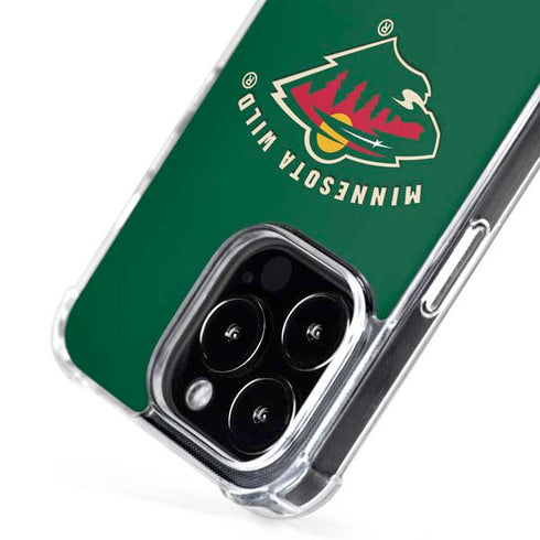 NHL Minnesota Wild Solid Background iPhone 16 Pro Max MagSafe Case