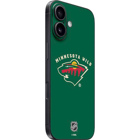 NHL Minnesota Wild Solid Background iPhone 16 Skin