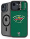 NHL Minnesota Wild Solid Background iPhone 16e Kickstand Case