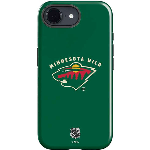 NHL Minnesota Wild Solid Background iPhone 16e Impact Case