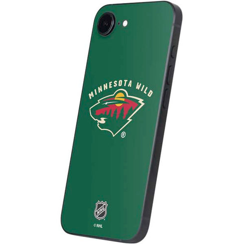 NHL Minnesota Wild Solid Background iPhone 16e Skin