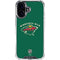 NHL Minnesota Wild Solid Background iPhone 17 Clear Case