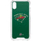NHL Minnesota Wild Solid Background iPhone XS Clear Case