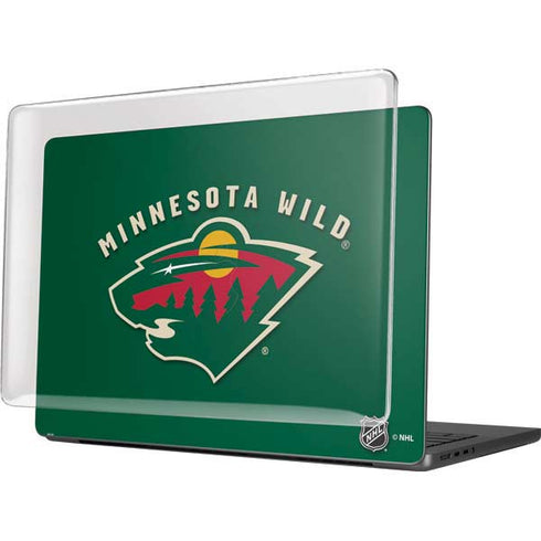 NHL Minnesota Wild Solid Background MacBook Pro 14in (2021-24) Case plus Skin