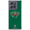 NHL Minnesota Wild Solid Background Moto G 5G (2025) Clear Case