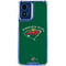 NHL Minnesota Wild Solid Background Moto G 5G (2024) Clear Case