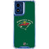 NHL Minnesota Wild Solid Background Moto G 5G (2024) Clear Case