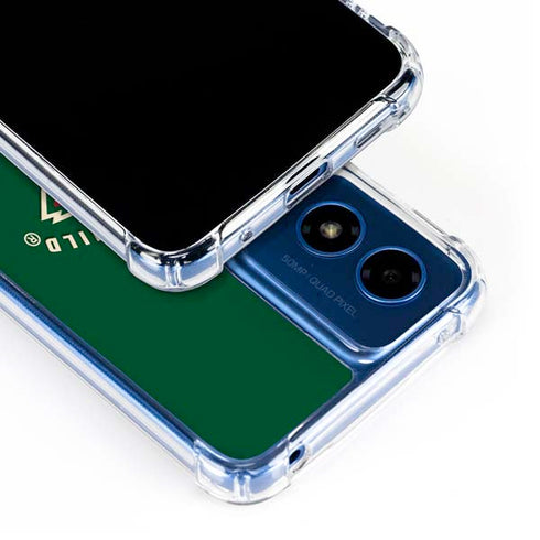 NHL Minnesota Wild Solid Background Moto G 5G (2024) Clear Case