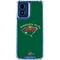 NHL Minnesota Wild Solid Background Moto G Play 4G (2024) Clear Case