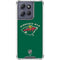 NHL Minnesota Wild Solid Background Moto G Play 5G (2025) Clear Case