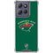NHL Minnesota Wild Solid Background Moto G Stylus 5G (2025) Clear Case