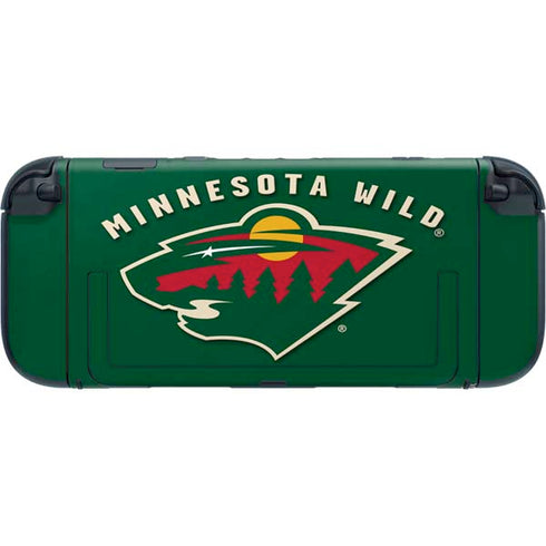 NHL Minnesota Wild Solid Background Nintendo Switch 2 (2025) with Joy-Con Skin