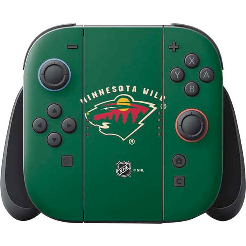 NHL Minnesota Wild Solid Background Nintendo Switch 2 (2025) Joy-Con Controller Skin