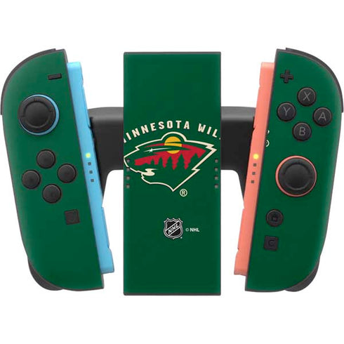 NHL Minnesota Wild Solid Background Nintendo Switch 2 (2025) Joy-Con Controller Skin