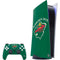 NHL Minnesota Wild Solid Background PlayStation PS5 Skins